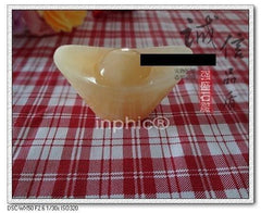 INPHIC-開光米黃玉實心元寶長形擺件招財鎮宅家居工藝品擺設招財進寶風水