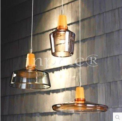 INPHIC-吊燈北歐吊燈LOFT餐廳燈吧臺咖啡店吊燈克拉水晶玻璃吊燈 中型透明色