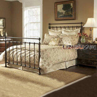 INPHIC-田園風格 鐵藝床 歐式雙人床 鐵床 休閒床 複古床