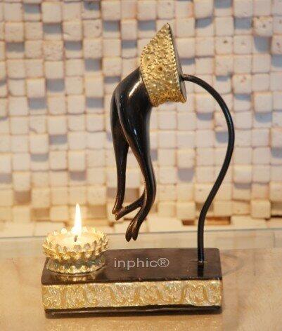 INPHIC-東南亞風格 泰式工藝品 泰國裝飾擺設 家居 飾品 擺飾 豎佛手燭臺