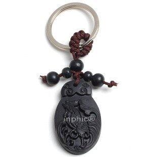 INPHIC-宗教 十二生肖 開光護身符 鑰匙圈扣 避邪雷擊棗木 酉雞