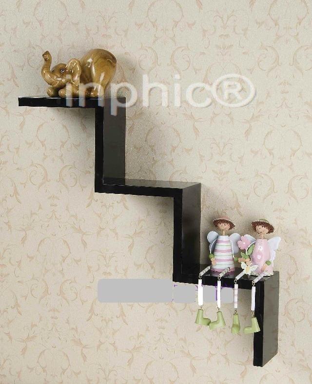 INPHIC-韓式擱板W型擱板實木托架置物架牆壁架擱板壁掛托架壁架