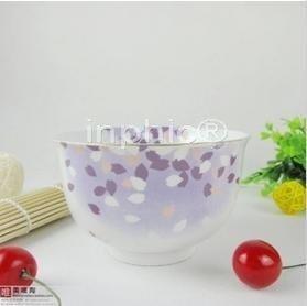 INPHIC-日本宇野千代.日式碗陶瓷麵碗湯碗米飯碗紫櫻花大碗(10個)