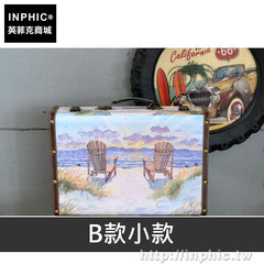 INPHIC-復古攝影道具店鋪裝飾地中海收納家居手提箱擺設-B款小款