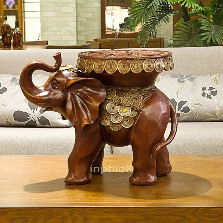 INPHIC-招財福象 樹脂裝飾坐凳 創意家居裝飾擺件F