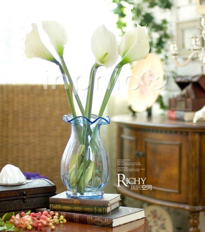 INPHIC-愛琳塔 清新現代 手感馬蹄蓮客廳玄關臥室 餐桌插花花藝套裝