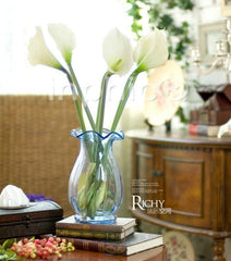 INPHIC-愛琳塔 清新現代 手感馬蹄蓮客廳玄關臥室 餐桌插花花藝套裝