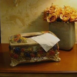 INPHIC-瓷器紙巾盒，陶瓷工藝品，紙巾盒 創意裝飾 新房  擺飾