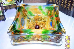 INPHIC-琉璃開光擺件吉祥家居平安裝飾九龍貴族大煙缸