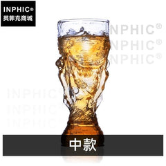 INPHIC-高腳杯酒吧威士卡杯大力神玻璃杯創意紅酒杯果汁杯啤酒杯杯子-中款