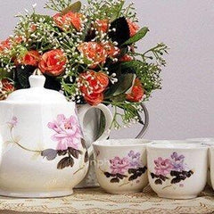INPHIC-優質 瓷優雅牡丹 家居陶瓷茶具 套裝功夫茶杯 瓷器