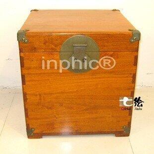 INPHIC-古典實木 四方形香樟木箱 置物箱 衣箱F004