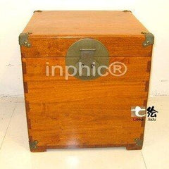 INPHIC-古典實木 四方形香樟木箱 置物箱 衣箱F004