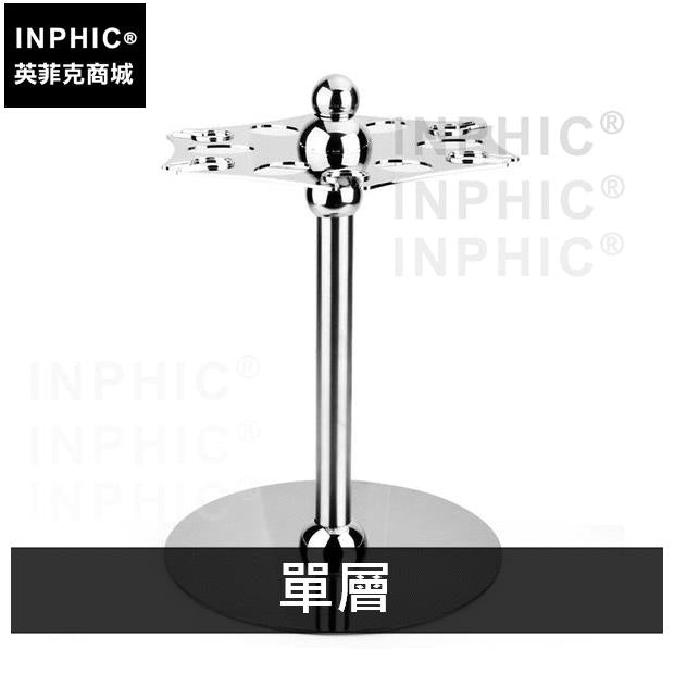 INPHIC-杯架吧臺高腳酒可旋轉不鏽鋼紅酒倒掛杯架單層歐式酒具吊杯架-單層