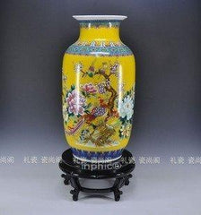 INPHIC-花瓶 陶瓷落地大花瓶 店面裝修開業裝飾品擺飾 家居客廳陶瓷