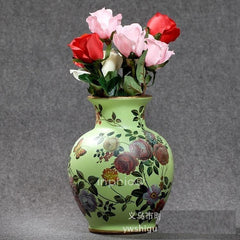 INPHIC-錦花綠釉雅卉花瓶 陶瓷裝飾品 創意家居日用品