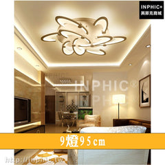 INPHIC-簡約臥室客廳燈燈具現代led吸頂燈幾何北歐LED燈藝術-9燈95cm