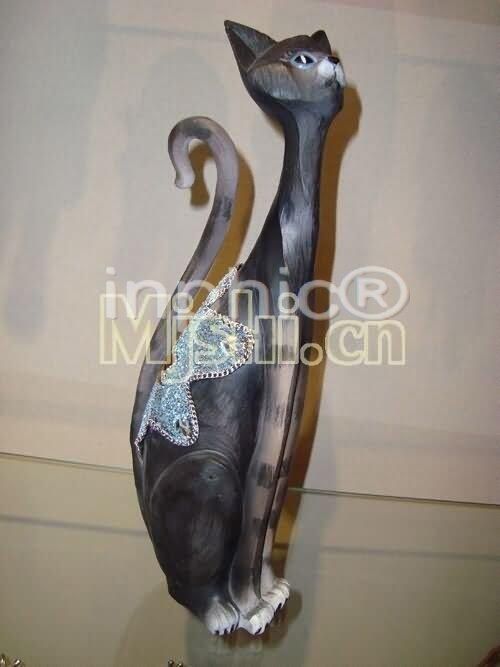 INPHIC-歐式田園裝飾擺飾傢俱飾品動物裝飾巴厘貓