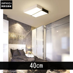 INPHIC-客廳燈書房圓形現代吸頂燈led遙控正方形臥室燈簡約-40cm