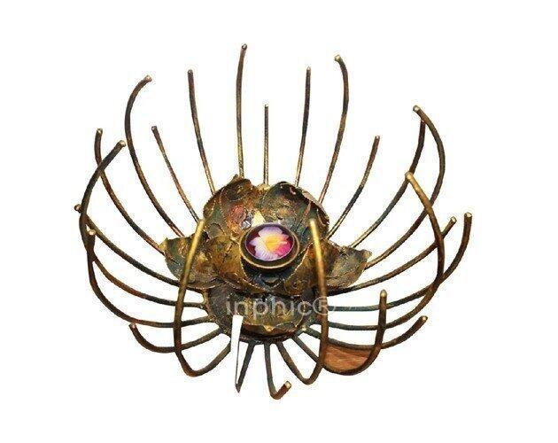 INPHIC-東南亞 家居飾品 泰國工藝品 泰式 擺飾 工藝品 鐵藝 燭臺花