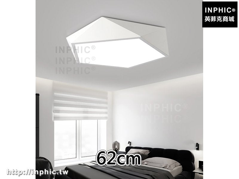 INPHIC-臥室燈客廳燈餐廳燈簡約led 吸頂燈幾何書房燈-62cm