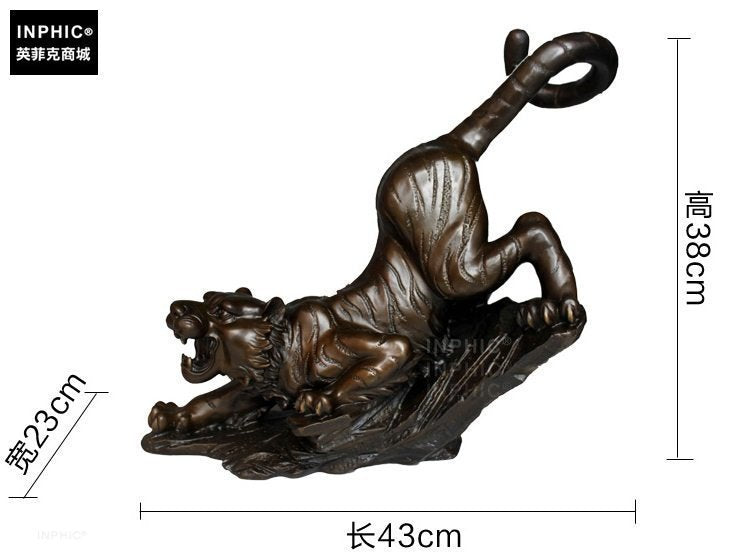 INPHIC-開運 開光純銅老虎辦公室銅老虎裝飾品中式下山虎工藝品