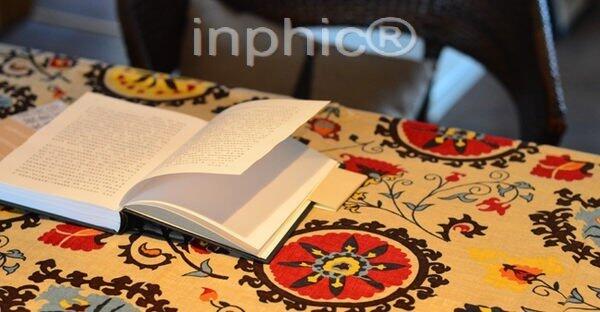 INPHIC-鄉村田園風 復古繁花 棉麻 餐廳 居家 裝飾 手工 桌巾140x180cm