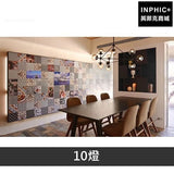 INPHIC-復古北歐客廳工業美式吊燈玻璃-10燈