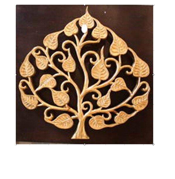 INPHIC-東南亞 家居飾品 泰國風格 木雕 掛飾 浮雕 菩提葉