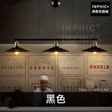 INPHIC-複古工業燈具餐廳鐵藝吊燈loft燈飾吧臺客廳歐式酒吧-黑色