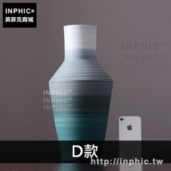 INPHIC-擺件餐桌客廳陶瓷插花裝飾品現代簡約花瓶-D款