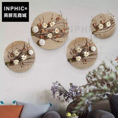 INPHIC-壁飾中式掛飾立體牆上裝飾品牆飾壁掛東南亞乾花