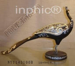 INPHIC-歐式客廳裝飾擺飾飾品泰國家居抽象黑白花紋孔雀