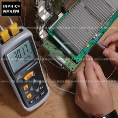 INPHIC-數字顯示測溫儀雙通道接觸式 測量儀/測試儀/實驗儀器