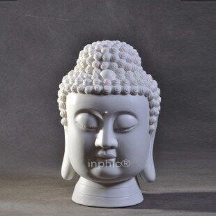 INPHIC-陶瓷佛頭 大日如來佛像藏式泰國佛酒店家居工藝品裝飾擺飾