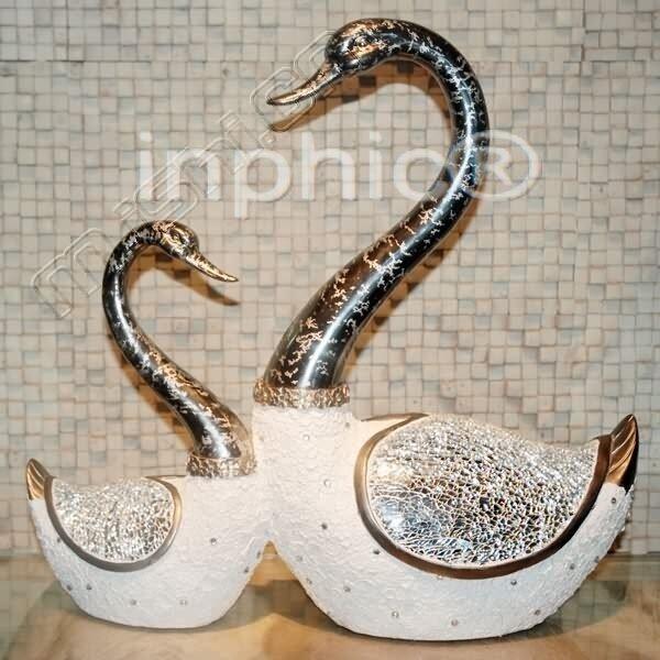 INPHIC-歐式客廳裝飾擺飾傢俱飾品泰國田園家居天鵝