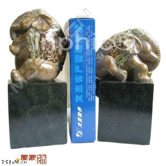 INPHIC-歐式裝飾擺件東南亞風格傢俱飾品泰國家居書立書擋大象書檔