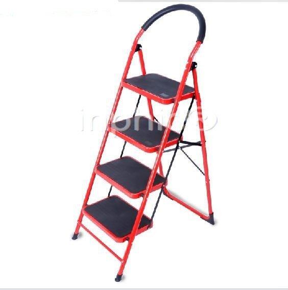 INPHIC-加寬加厚家用四步梯子 室內折疊梯子 移動人字梯