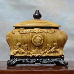 INPHIC-地中海風情 陶瓷裝飾罐 收納罐 首飾盒 家居飾品工藝品