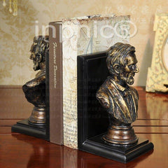 INPHIC-總統書靠林肯書檔書架創意歐式家居擺飾書房客廳主臥裝飾品