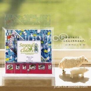 INPHIC-幾米地下鐵小款彩玻相框照片牆相框歐式相框