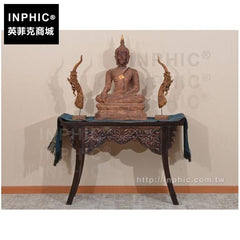 INPHIC-擺飾石雕佛像桌面坐佛泰國擺設仿古雕刻做舊