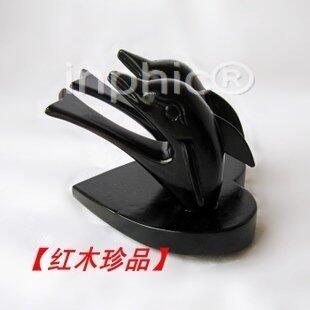 INPHIC-新款雞翅木海豚名片架座名片盒夾辦公桌工藝擺飾廣告用小