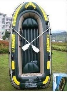 INPHIC-美國INTEX68349 海鷹號三人充氣船橡皮艇皮劃艇3人船釣魚船