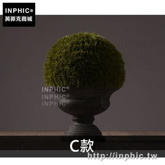 INPHIC-主題餐廳咖啡廳盆栽家居北歐裝飾品擺件擺設美式綠色植物模擬-C款