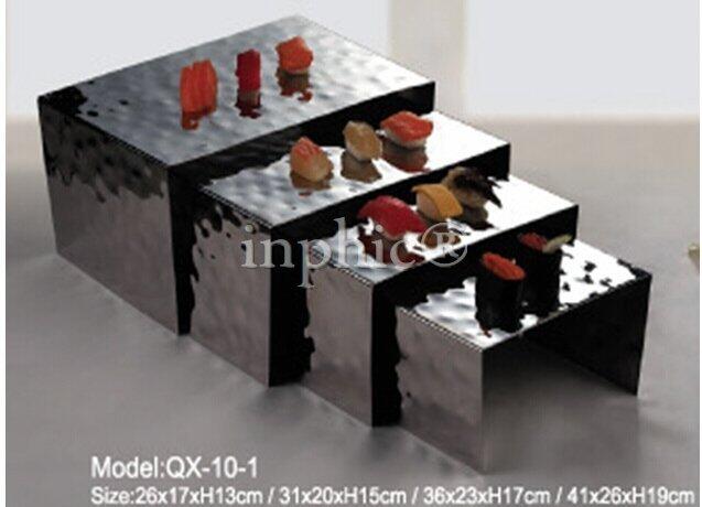 INPHIC-錘點梯形點心座 4件套水果點心盆架 自助餐餐廳酒店用品