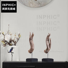 INPHIC-桌面裝飾泰國招財佛手東南亞木雕擺飾佛藝品