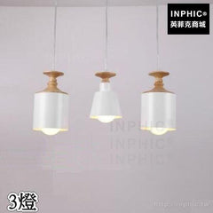 INPHIC-實木創意吧臺燈具田園餐廳簡約北歐吊燈-3燈