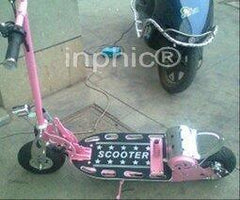 INPHIC-36v電動車 大沖浪電動滑板車 折疊電瓶車 迷你電動自行車 粉色