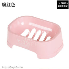 INPHIC-創意浴室肥皂盒衛生間瀝水肥皂盒塑膠肥皂架皂盒香皂盒置物架皂托-粉紅色